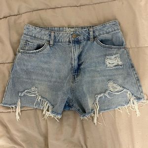 Size 5 super hight rise jean shorts